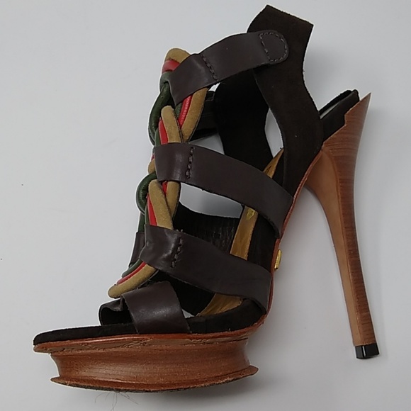 LAMB | zed leather Rasta stiletto heels - Picture 5 of 6